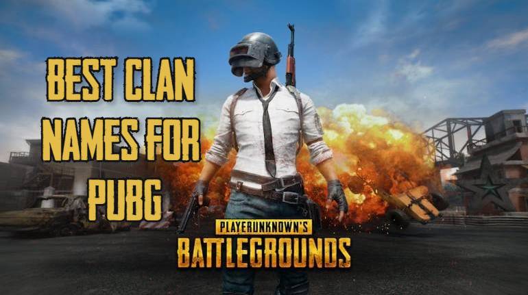 best clan names for pubg
