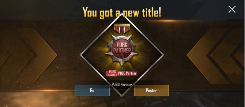 How To Get PUBG Partner Title In PUBG Mobile